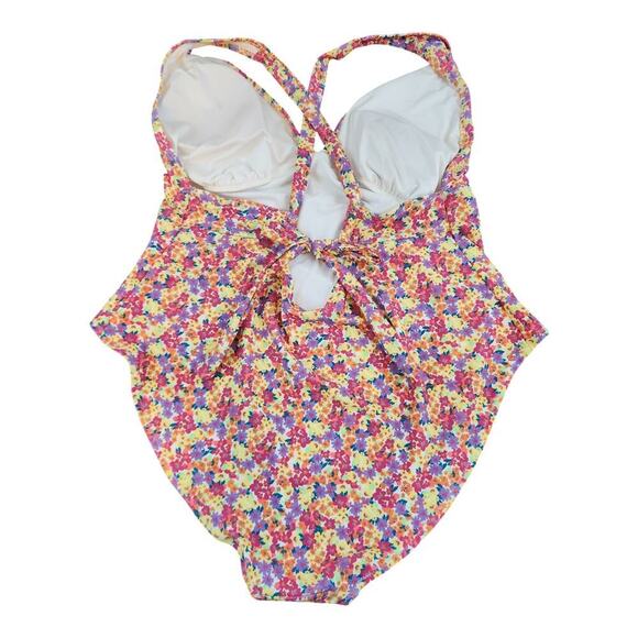 Old Navy one piece womens swimsuit plus sz 3X floral print NWT - Picture 2 of 8